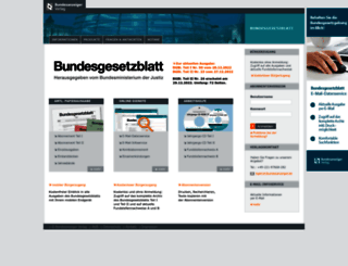 bundesgesetzblatt.de screenshot