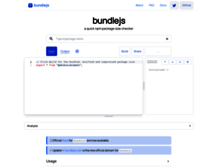 bundlejs.com screenshot