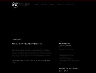 bunkleyelectric.com screenshot