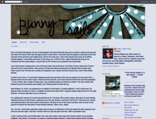 bunny-trails.blogspot.com screenshot