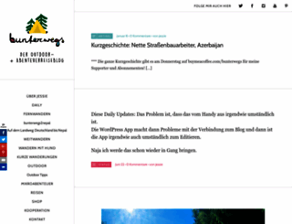 bunterwegs.com screenshot