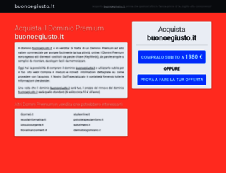 buonoegiusto.it screenshot