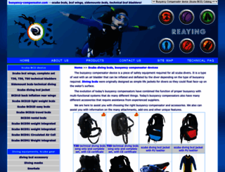 buoyancy-compensator.com screenshot