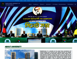 bup.edu.bd screenshot