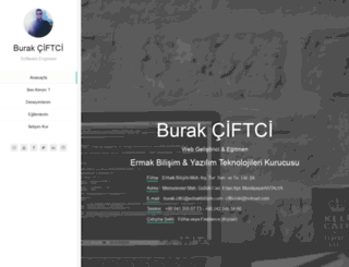 burakciftci.com screenshot