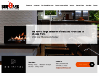 burbankfireplace.com screenshot