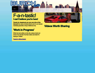 burchtastic.com screenshot