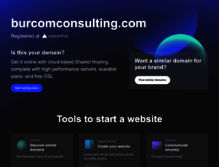 burcomconsulting.com screenshot
