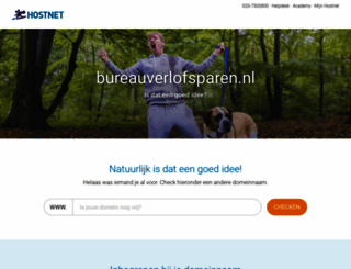 bureauverlofsparen.nl screenshot