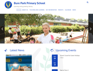 bureparkprimary.org screenshot