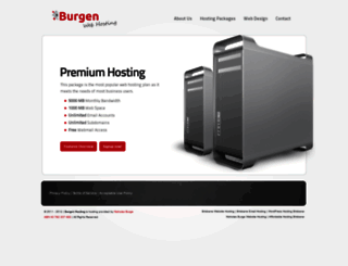 burgenhosting.com screenshot