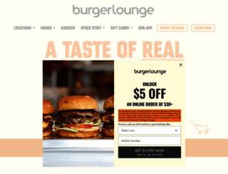 burgerlounge.com screenshot
