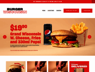 burgerwisconsin.co.nz screenshot