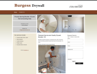 burgessdrywall.net screenshot