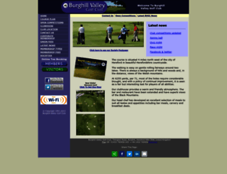 burghill-valley-golf-club.co.uk screenshot