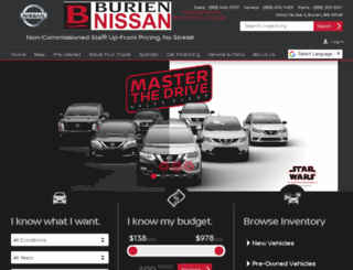 buriennissan.com screenshot