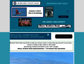 burkardyachts.com screenshot