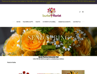 burkeflorist.com screenshot