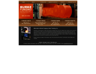burkeforging.com screenshot