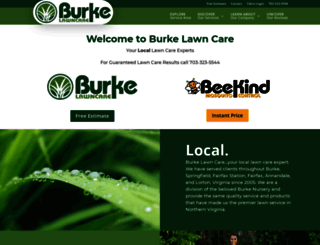 burkelawncare.com screenshot