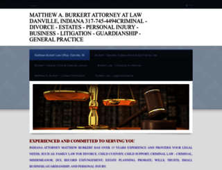 burkertlaw.com screenshot