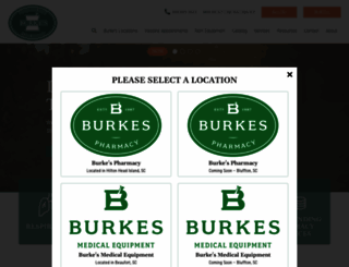 burkespharmacy.com screenshot