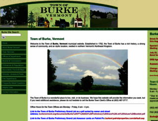 burkevermont.org screenshot