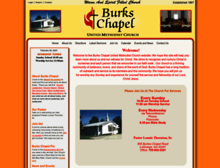 burkschapel.com screenshot