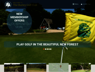 burleygolfclub.co.uk screenshot
