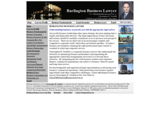 burlingtonbusinesslawyer.ca screenshot