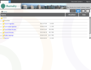 burnaby.civicweb.net screenshot