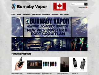 burnabyvapor.com screenshot