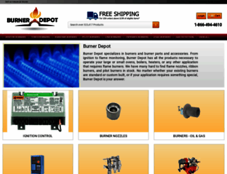 burnerdepot.com screenshot