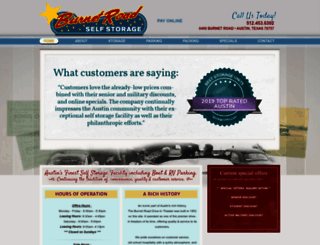 burnetroadstorage.com screenshot
