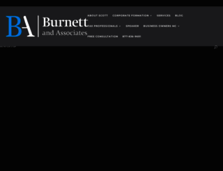 burnettandassociates.com screenshot