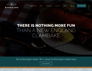 burnhamsclambake.com screenshot