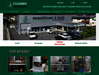 burnier-machine-bois.com screenshot