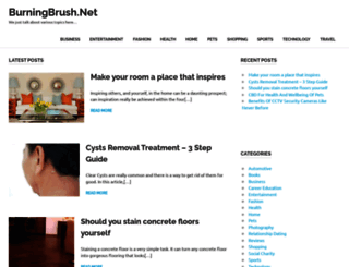 burningbrush.net screenshot