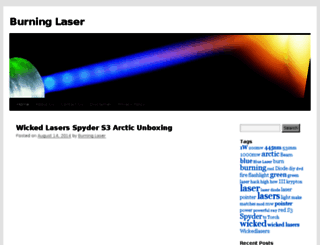 burninglaser.org screenshot