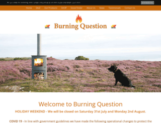 burningquestion.co.uk screenshot