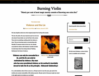 burningviolin.com screenshot