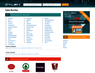 burnley.cylex-uk.co.uk screenshot