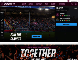 burnleyfootballclub.com screenshot