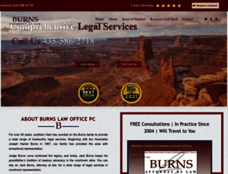burnslawpractice.com screenshot