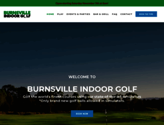 burnsvilleindoorgolf.com screenshot