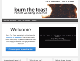 burnthetoast.com screenshot