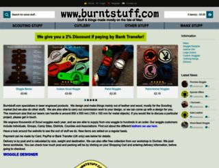 burntstuff.com screenshot