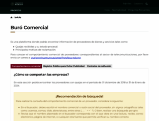 burocomercial.profeco.gob.mx screenshot