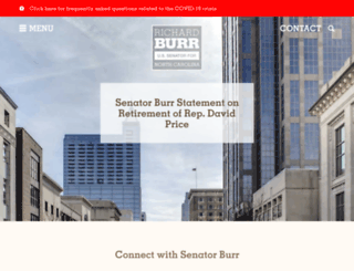 burr.senate.gov screenshot