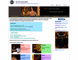 burrardtoastmasters.com screenshot
